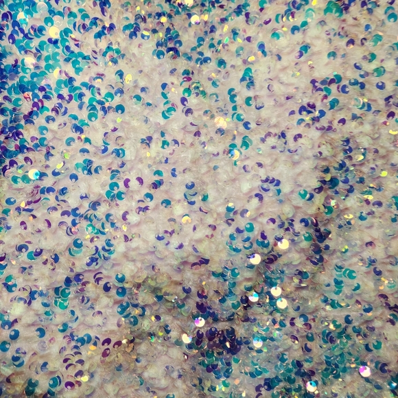 Womens Sz 20 Strapless Floor Length Sequin Gown Ombre Rose Gold White - Picture 8 of 16